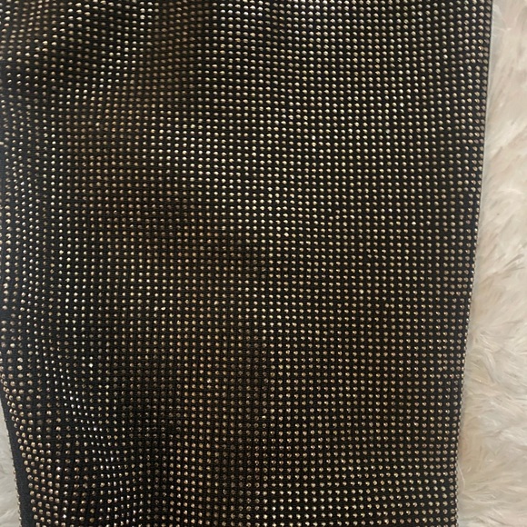 OVER THE KNEE HEEL BOOT - STRETCH KNIT STUDDED BLACK (WW) - Picture 8 of 10